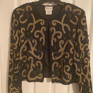 Sequin cardigan. All sequins are intact.